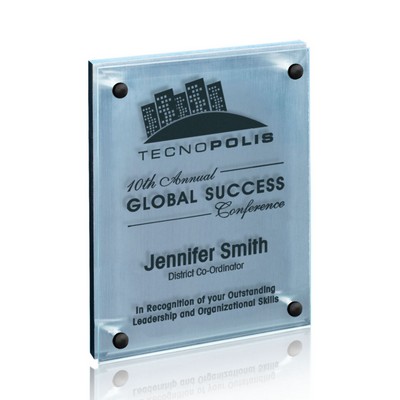 Kingston Plaque - Metallic Silver